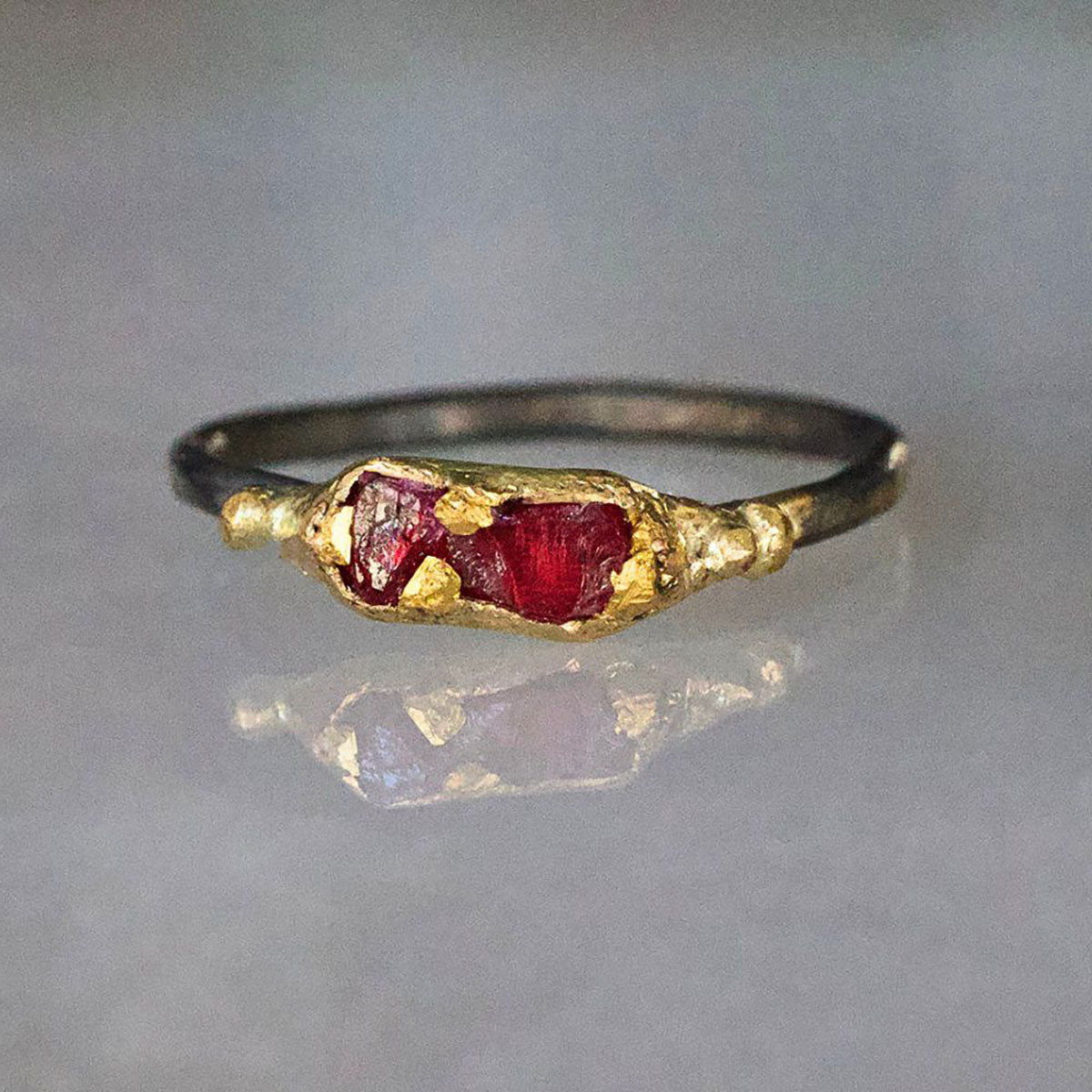 Unheated Tanzanian Ruby Band Mini