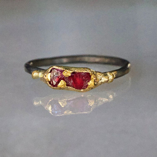 Unheated Tanzanian Ruby Band Mini