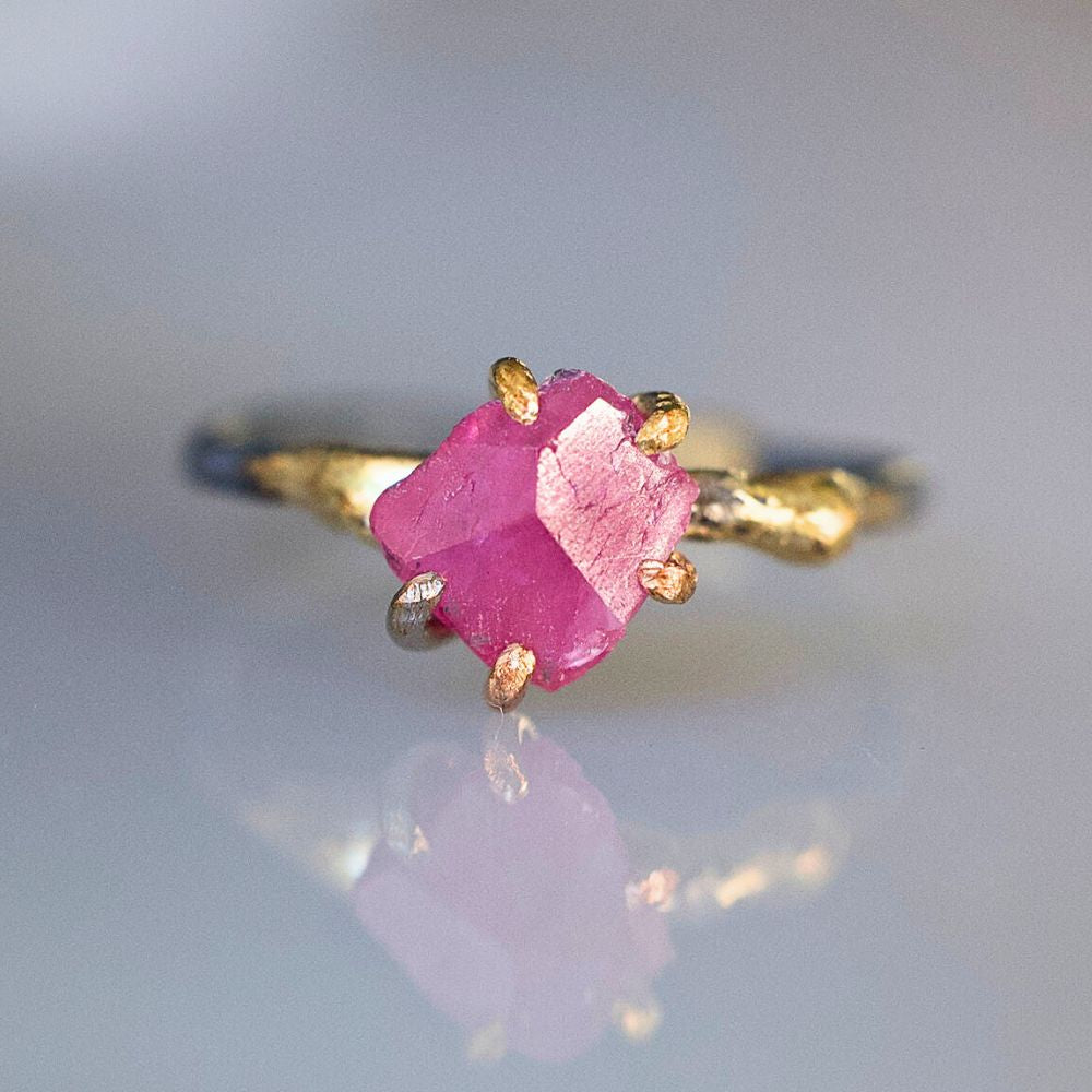 Ruby Small Stone Ring