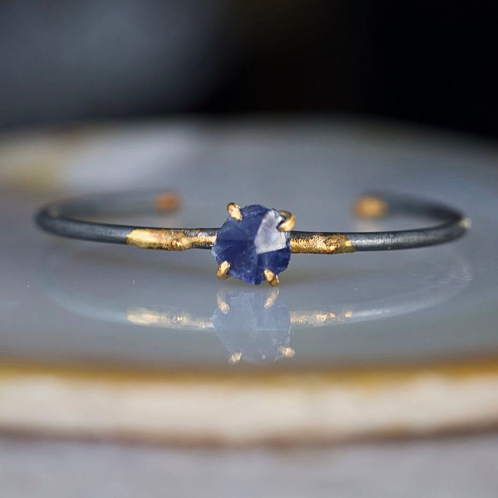 Blue Sapphire Cuff