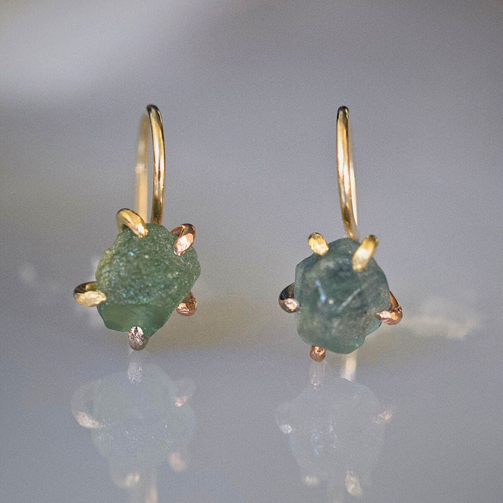 Montana Sapphire Hook Earrings