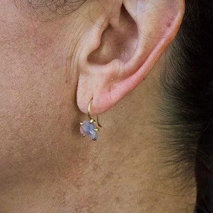 Sapphire Hook Earrings