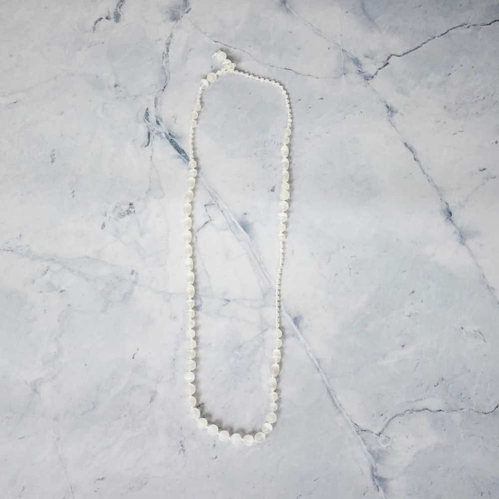 Selenite Lariat 36 Inches