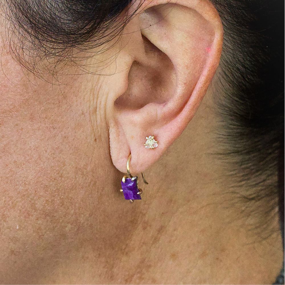Sugelite Petite Hook Earrings