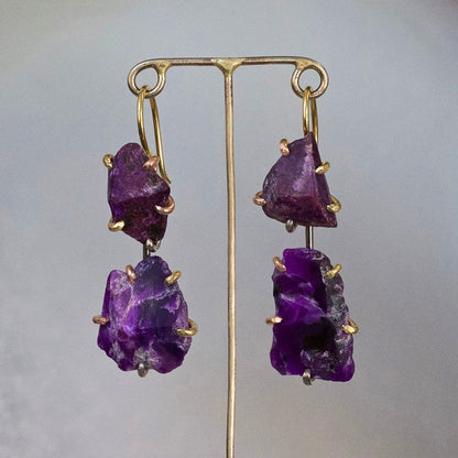 Sugilite Day to Night Earrings