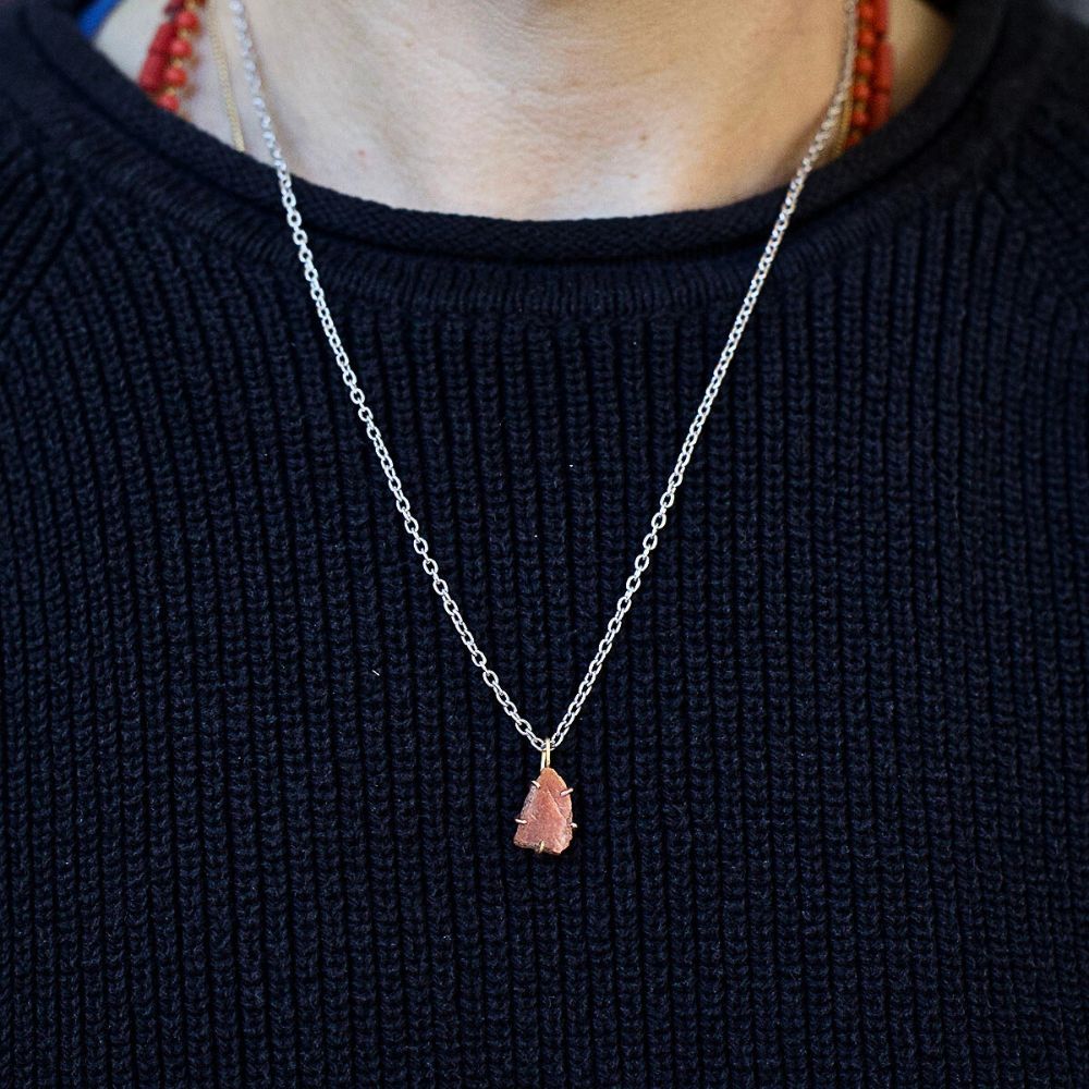 Sunstone Small Stone Pendant