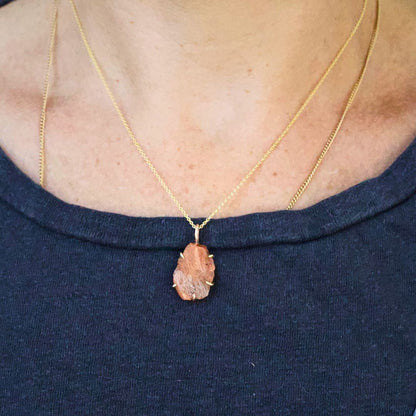 Sunstone Small Stone Pendant