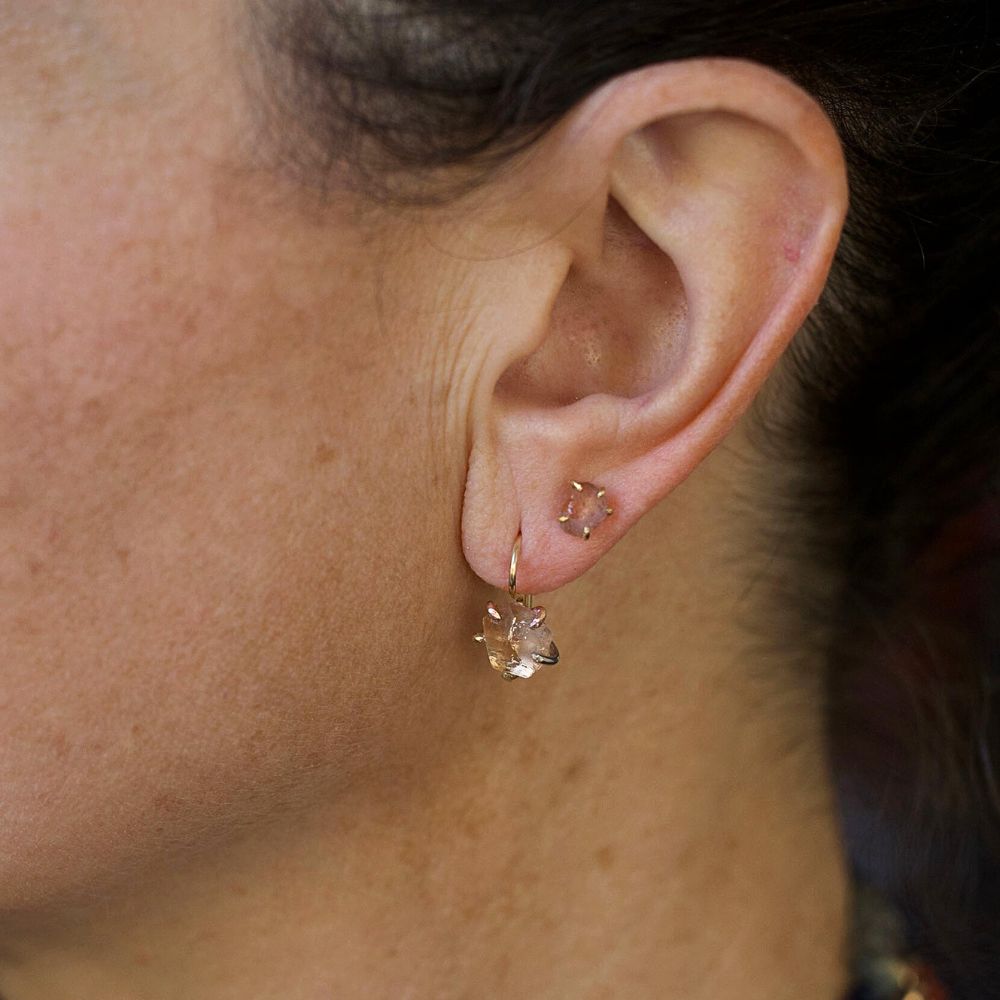 Topaz Hook Earrings