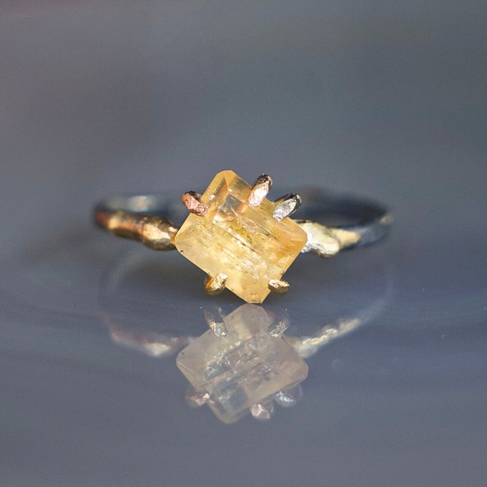 Imperial Topaz Small Stone Ring