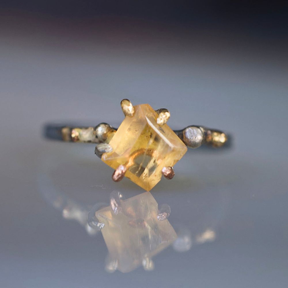 Imperial Topaz Small Stone Ring