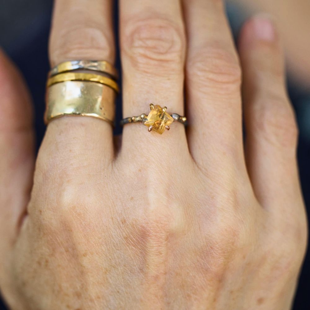 Imperial Topaz Small Stone Ring