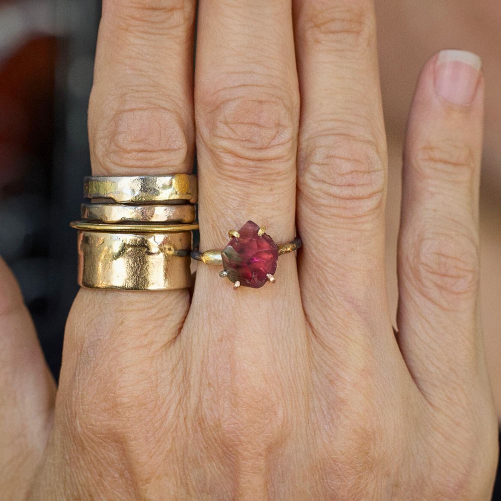Tourmaline Medium Stone Ring