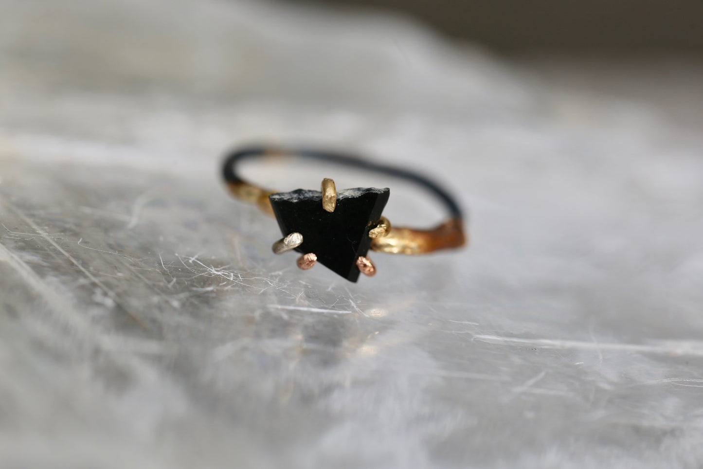 Wyoming Black Jade small ring
