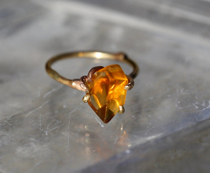 Citrine ring