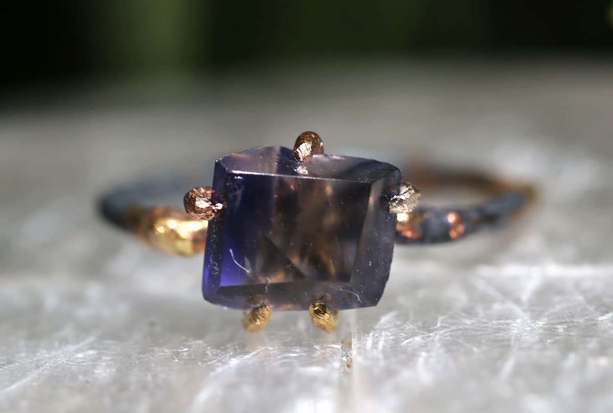 Iolite small ring