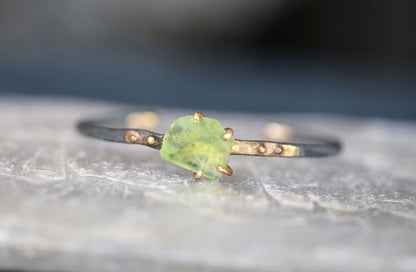 Peridot cuff