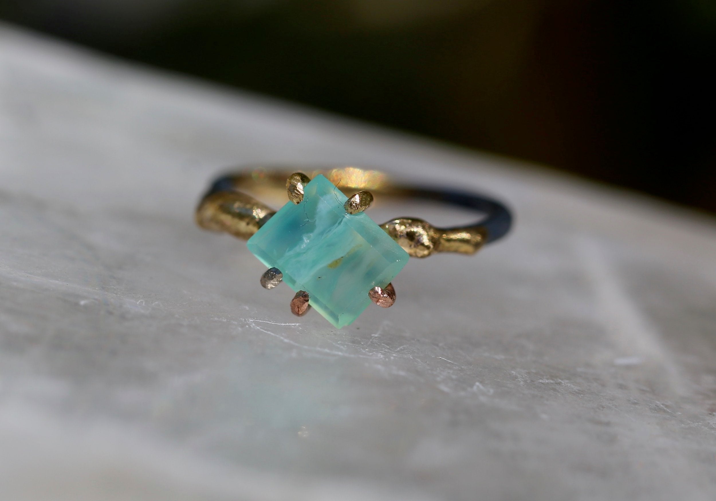 Peruvian Opal ring