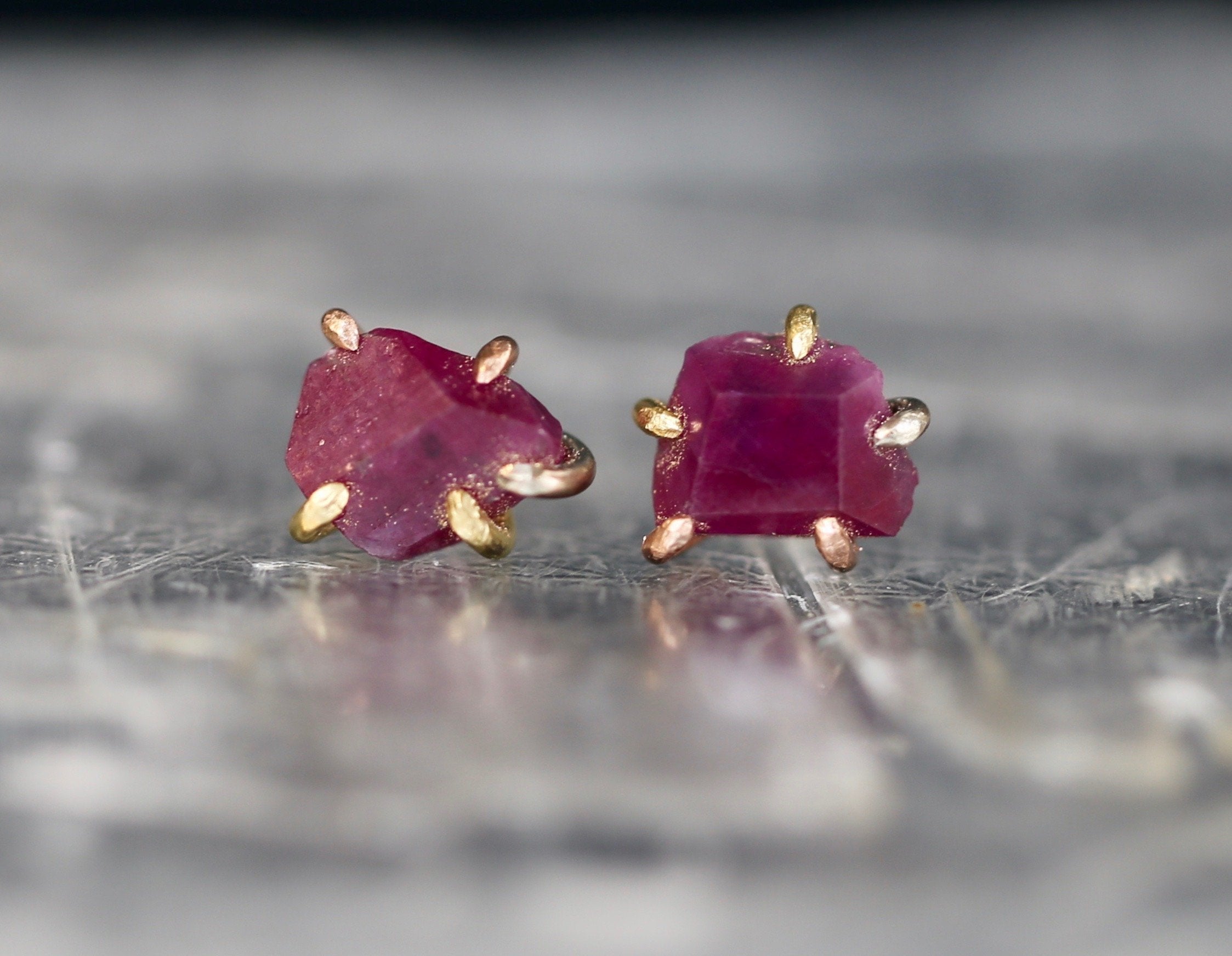Ruby large studs