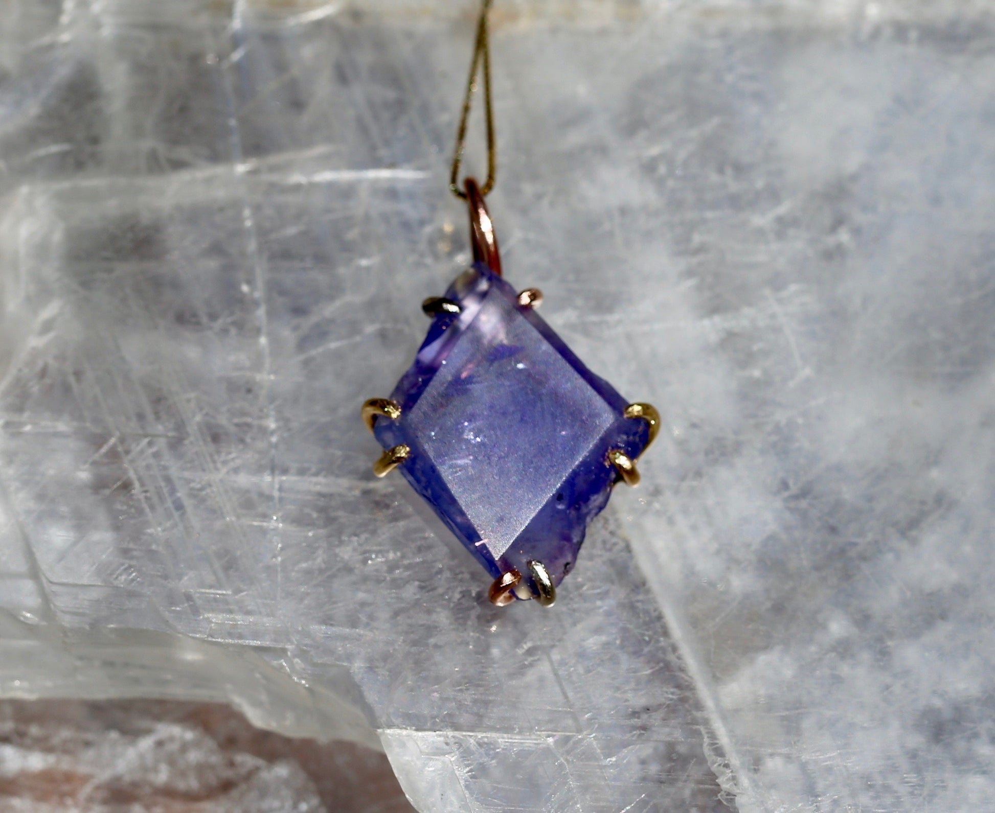 Tanzanite large pendant