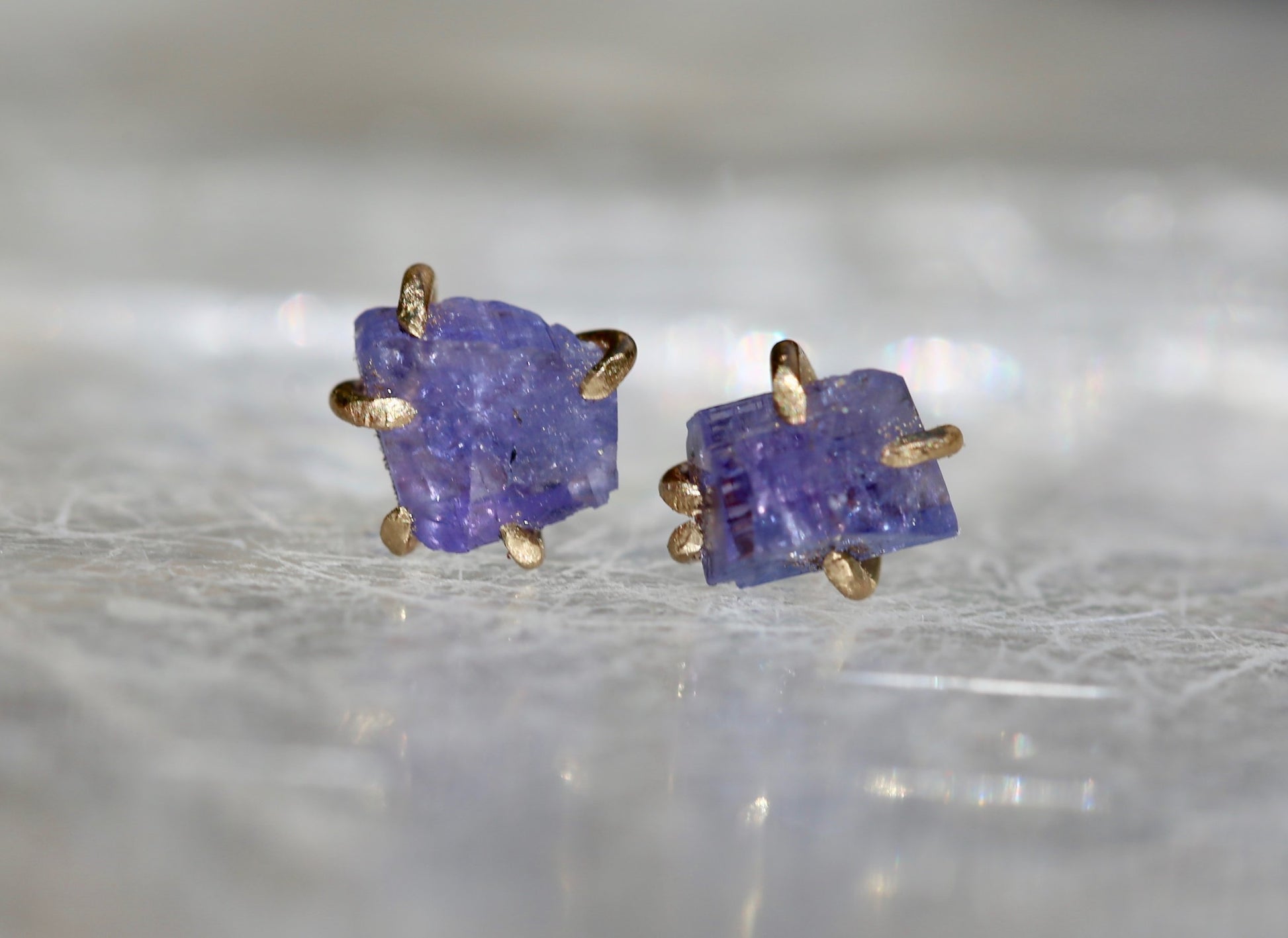Tanzanite small studs