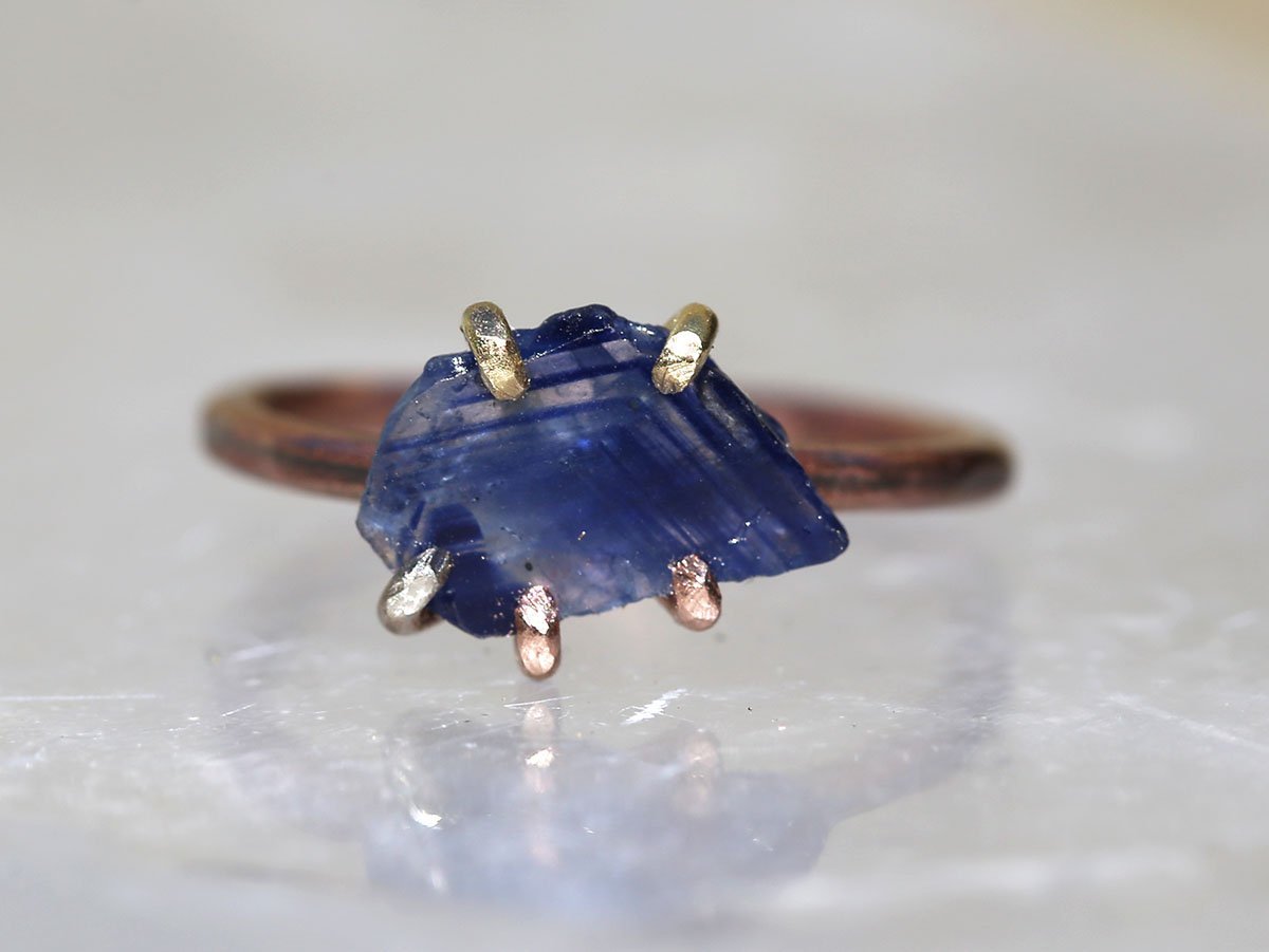 Thai Sapphire Rose Gold Ring