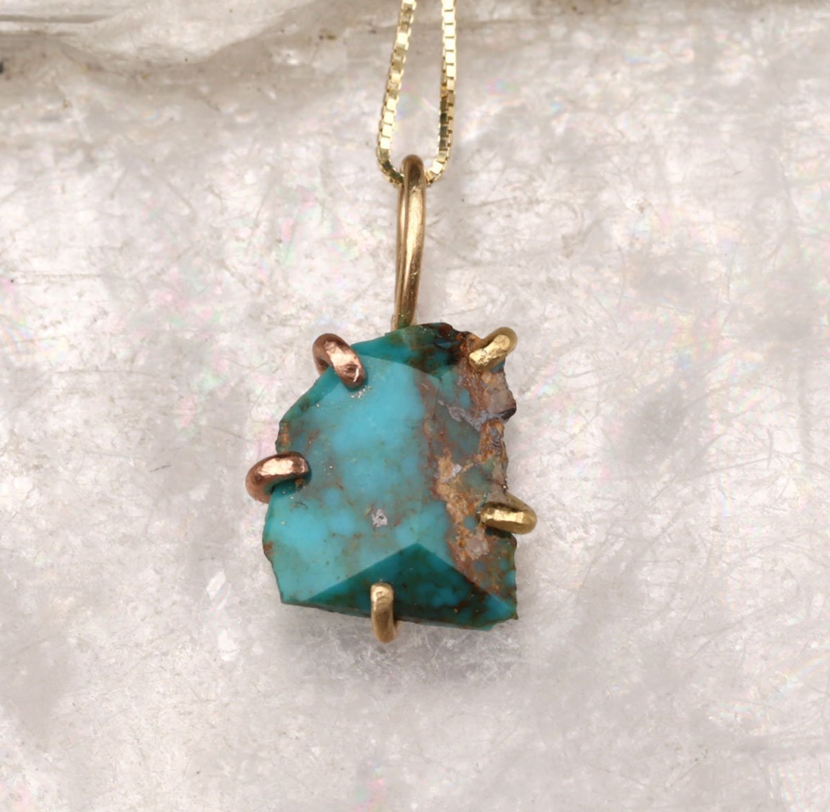 Zambian Turquoise small pendant